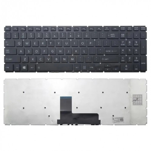 Pour clavier TOSHIBA Satellite L50-B / L50D-B US Version avec clé numérique SH5901186-04