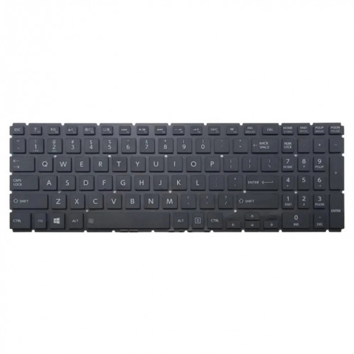Pour clavier TOSHIBA Satellite L50-B / L50D-B US Version avec clé numérique SH5901186-04