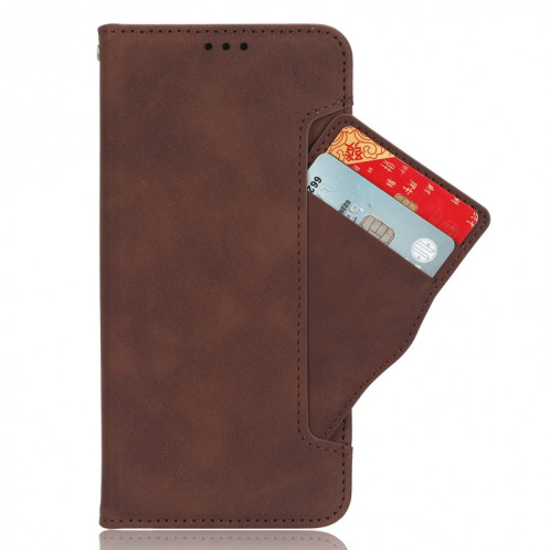 Pour Ulefone Note 15 Skin Feel Calf Texture Slots pour cartes Étui de téléphone en cuir (marron) SH602E1343-06