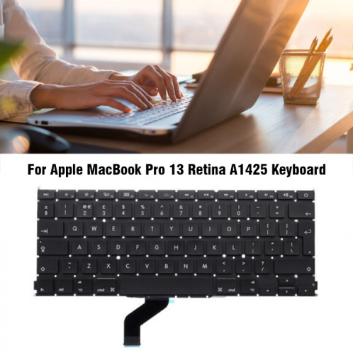 Pour MacBook Pro 13.3 A1425 2012 FBA US Version Clavier SH0903631-04