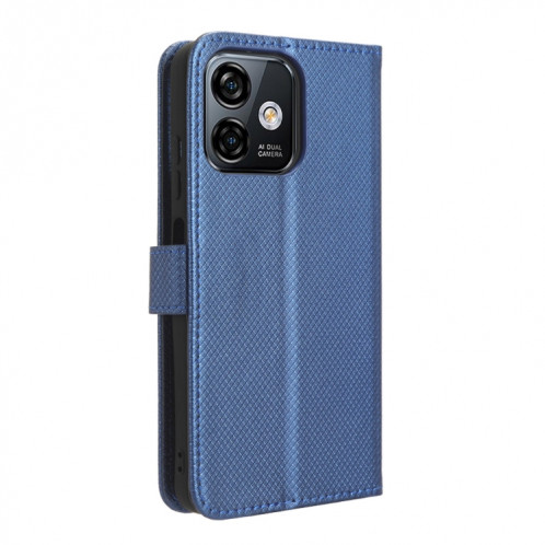 Pour Ulefone Note 16 Pro Diamond Texture Leather Phone Case (Bleu) SH201C1081-06