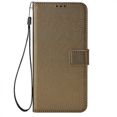 Pour Ulefone Note 16 Pro Étui de téléphone en cuir à texture diamant (marron) SH201D1303-06