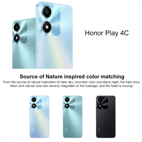 Honor Play 40C 5G, 6 Go + 128 Go, appareil photo 108 MP, 6,78 pouces MagicOS 7.1 Snapdragon 480 Plus Octa Core jusqu'à 2,2 GHz, réseau : 5G, ne prend pas en charge Google Play (Magic Night Black) SH501B1719-011