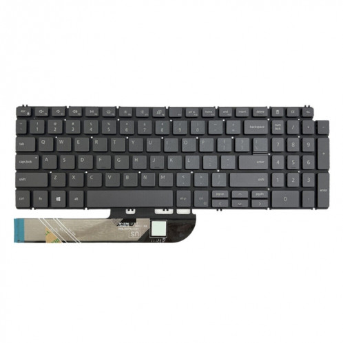 Pour Dell Inspiron 15 7590/7791/5584 US Version clavier d'ordinateur portable rétro-éclairé (noir) SH901B16-06