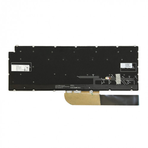 Pour Dell Inspiron 15 7590/7791/5584 US Version clavier d'ordinateur portable rétro-éclairé (noir) SH901B16-06