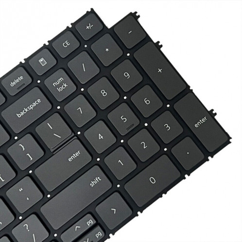 Pour Dell Inspiron 15-3511 3515 5510 7510 16-7610 US Version rétro-éclairage clavier d'ordinateur portable (noir) SH501A396-06