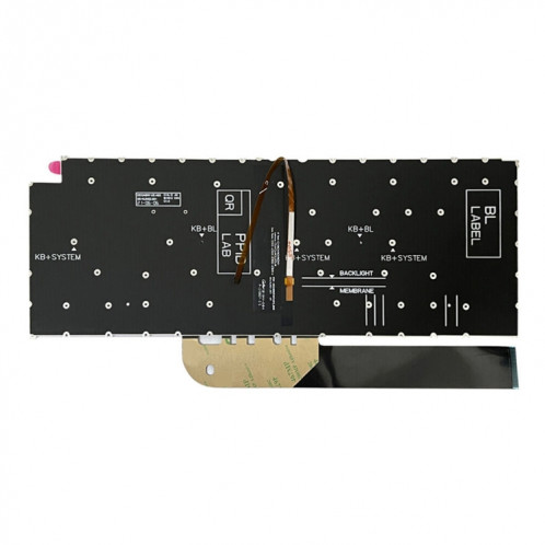 Pour Dell Vostro 5310 5320 5410 Latitude 3320 3420 US Version rétro-éclairage clavier d'ordinateur portable (noir) SH502A1493-06
