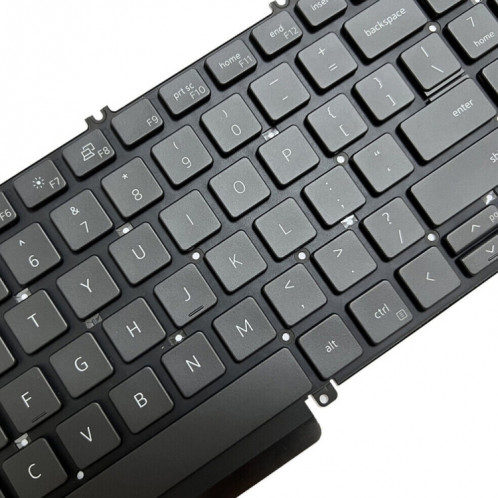 Pour Dell Latitude 5520 5521 Precision 3560 3561 US Version clavier d'ordinateur portable rétro-éclairé (noir) SH503A786-06
