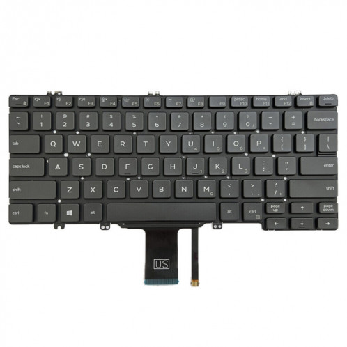 Pour Dell Latitude 7300 5300 5200 US Version clavier d'ordinateur portable rétroéclairé (noir) SH504A1693-06