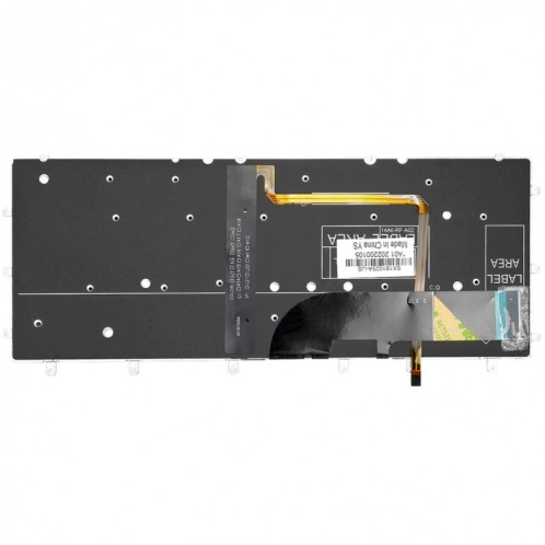 Pour Dell XPS 13 9343 13 9350 9360 US Version clavier d'ordinateur portable rétro-éclairé (noir) SH505A249-06