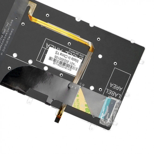 Pour Dell XPS 13 9343 13 9350 9360 US Version clavier d'ordinateur portable rétro-éclairé (noir) SH505A249-06
