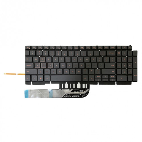 Pour Dell Latitude 7400 3400 5400 7410 5401 Version espagnole clavier d'ordinateur portable rétro-éclairé (noir) SH501A780-07
