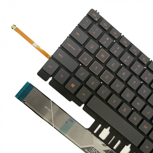 Pour Dell Latitude 7400 3400 5400 7410 5401 Version espagnole clavier d'ordinateur portable rétro-éclairé (noir) SH501A780-07