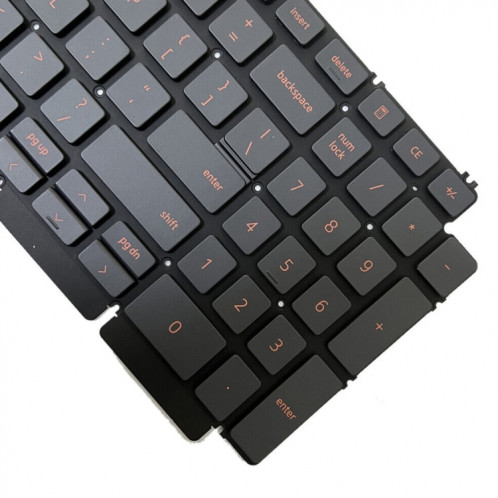 Pour Dell Latitude 7400 3400 5400 7410 5401 Version espagnole clavier d'ordinateur portable rétro-éclairé (noir) SH501A780-07