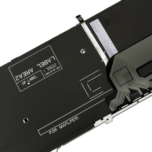 Clavier d'ordinateur portable rétroéclairé pour Dell 15-9550 / 15-3000 / 15-5542 (mot rouge) SH701A1548-07
