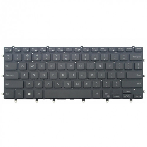 Pour Dell 5510 M5510 15-7558 7568 XPS 15-9550 US Version clavier d'ordinateur portable (noir) SH901A1701-06