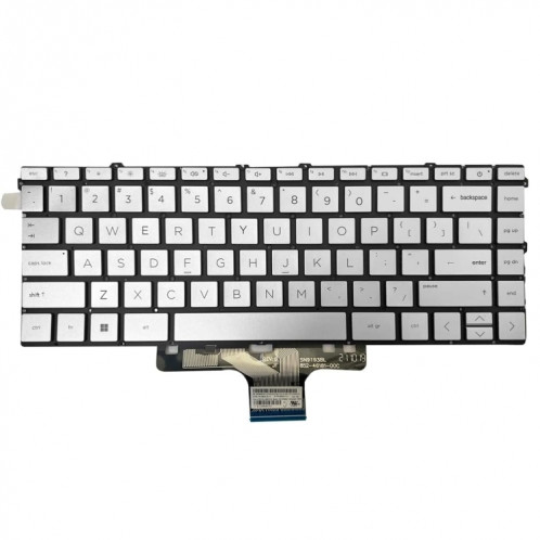 Pour clavier rétroéclairé pour ordinateur portable HP Pavilion X360 14-DW US Version (argent) SH501A961-06