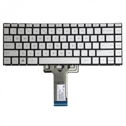 Pour clavier rétroéclairé pour ordinateur portable HP 14M-BA 14-BS US Version (argent) SH503A1671-07