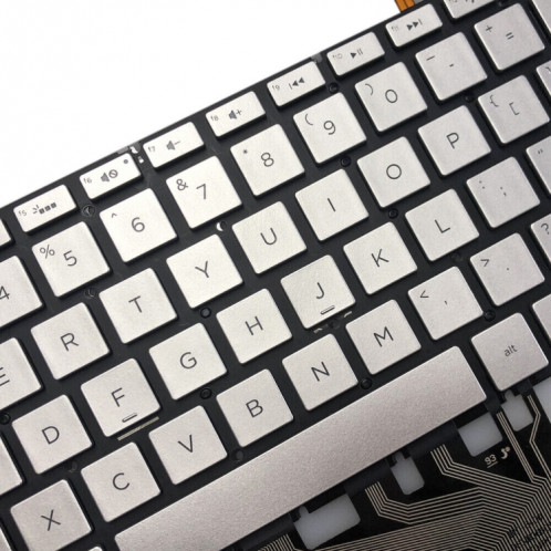 Pour clavier rétroéclairé pour ordinateur portable HP 15-BS / 15-CC US Version (argent) SH504A248-06