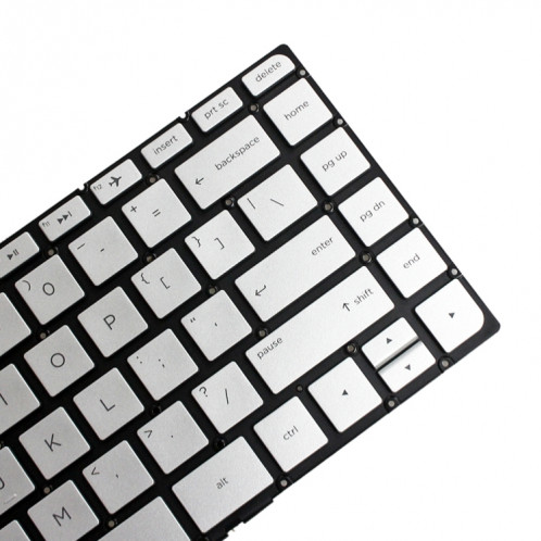 Pour clavier rétroéclairé pour ordinateur portable HP Spectre 15-AP US Version (argent) SH508A862-07