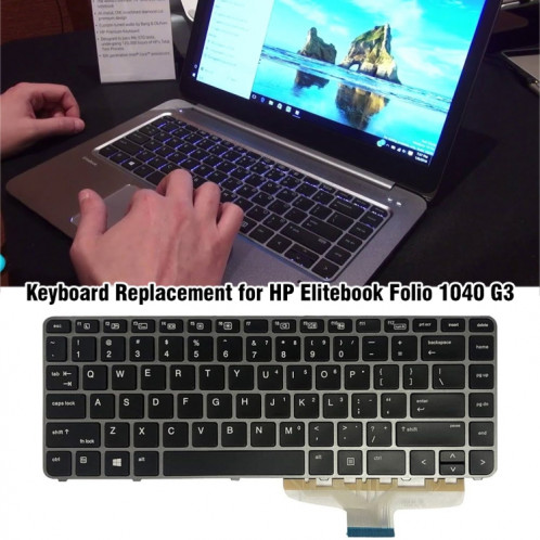 Pour HP Elitebook Folio 1040 G3 US Version clavier rétroéclairé pour ordinateur portable SH2804197-06