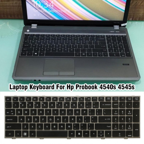Pour clavier d'ordinateur portable HP Probook 4540s/4545s US Version SH37021223-05