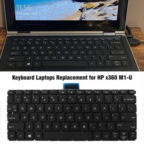 Pour clavier d'ordinateur portable HP M1-U/11-K US Version SH37041255-04