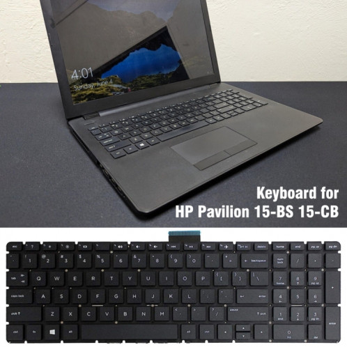Pour clavier d'ordinateur portable HP 15-BS/15-CB US Version SH3705294-04