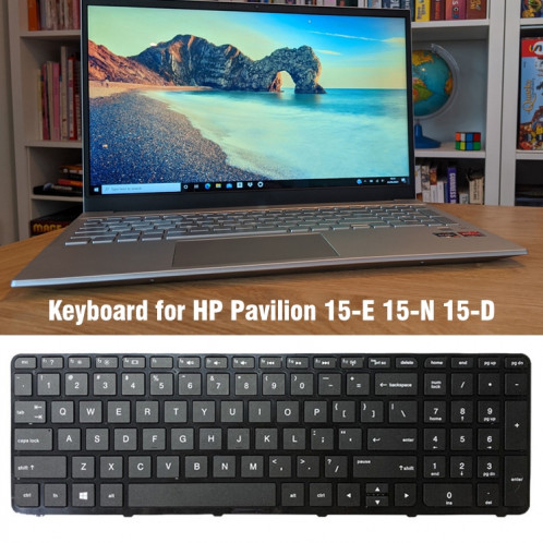 Pour clavier d'ordinateur portable HP 15-E / 15-N / 15-D avec cadre SH40011634-06