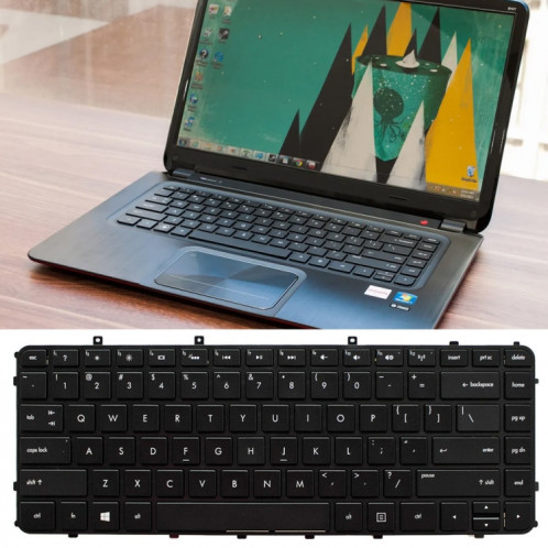 Pour clavier d'ordinateur portable HP Envy4 4-1000 avec cadre SH40031708-06