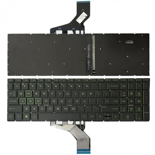 Pour clavier rétroéclairé pour ordinateur portable HP Pavilion Gaming 15-DK US Version (vert) SH901A545-07