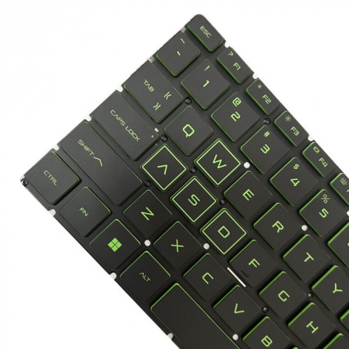 Pour clavier rétroéclairé pour ordinateur portable HP Pavilion Gaming 15-DK US Version (vert) SH901A545-07