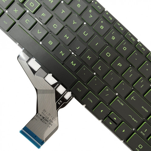 Pour clavier rétroéclairé pour ordinateur portable HP Pavilion Gaming 15-DK US Version (vert) SH901A545-07