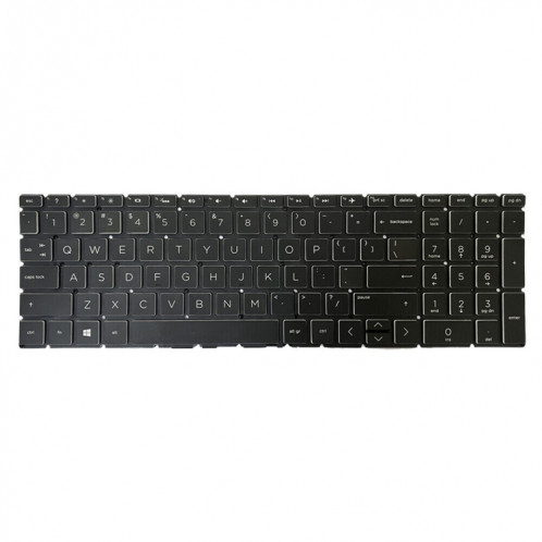 Pour HP Pavilion Gaming 15-DK Crystal Cap US Version clavier rétroéclairé pour ordinateur portable SH5001106-06