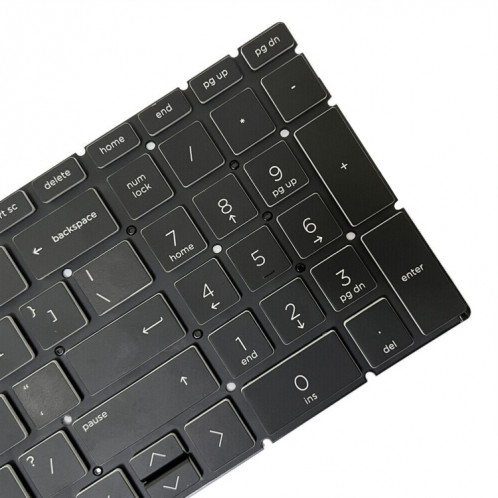 Pour HP Pavilion Gaming 15-DK Crystal Cap US Version clavier rétroéclairé pour ordinateur portable SH5001106-06
