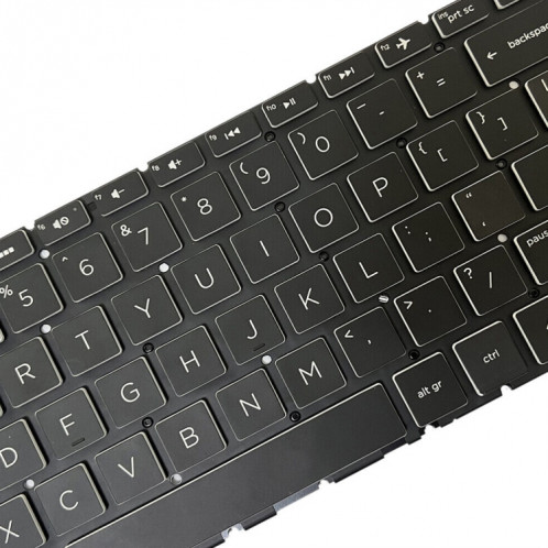 Pour HP Pavilion Gaming 15-DK Crystal Cap US Version clavier rétroéclairé pour ordinateur portable SH5001106-06