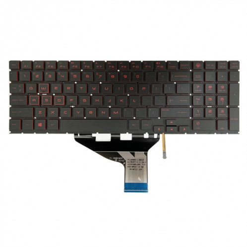 Pour clavier rétroéclairé pour ordinateur portable HP 15-DC / 15-DH Red US Version SH5201226-06