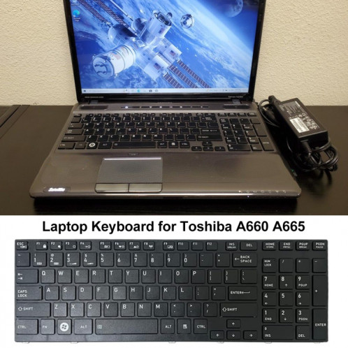 Pour clavier d'ordinateur portable TOSHIBA A660 / A665 avec cadre SH6502703-06