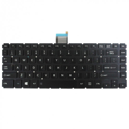 Pour TOSHIBA L40-B / L40D-B / L45-B US Version clavier rétroéclairé pour ordinateur portable SH71011350-06