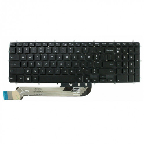 Pour clavier d'ordinateur portable Dell Inspiron 15-7566 / 17-7000 Series (noir) SH501A1745-06