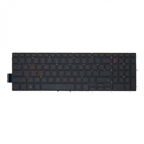 Clavier d'ordinateur portable rétroéclairé pour Dell G3 3579 3779 / G5 5587 / G7 7588 (mot rouge) SH301A563-06