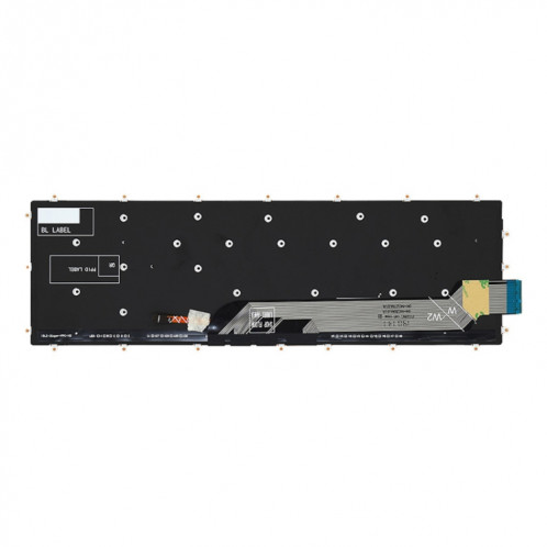 Clavier d'ordinateur portable rétroéclairé pour Dell G3 3579 3779 / G5 5587 / G7 7588 (mot rouge) SH301A563-06