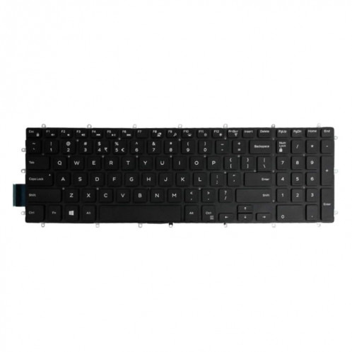 Clavier d'ordinateur portable rétroéclairé pour Dell G3 3579 3779 / G5 5587 / G7 7588 (mot blanc) SH301B681-06