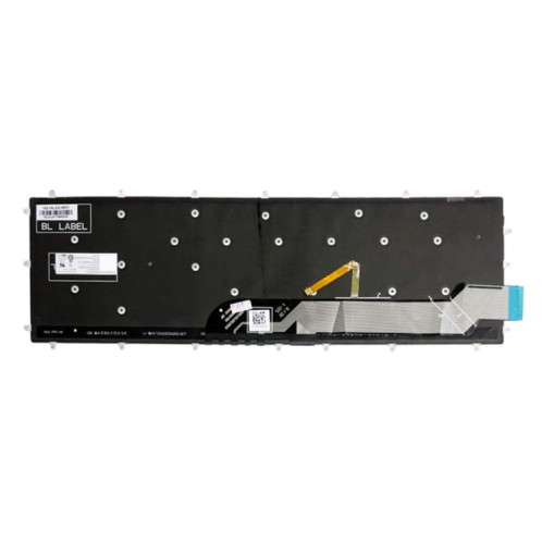 Clavier d'ordinateur portable rétroéclairé pour Dell G3 3579 3779 / G5 5587 / G7 7588 (mot blanc) SH301B681-06
