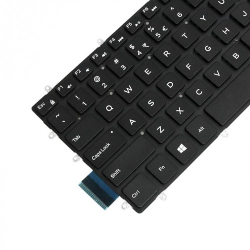 Clavier d'ordinateur portable rétroéclairé pour Dell G3 3579 3779 / G5 5587 / G7 7588 (mot blanc) SH301B681-06