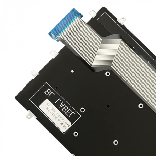 Clavier d'ordinateur portable rétroéclairé pour Dell G3 3579 3779 / G5 5587 / G7 7588 (mot blanc) SH301B681-06