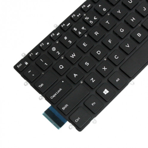 Clavier d'ordinateur portable de mot blanc de version américaine pour Dell G3 3579 3779/G5 5587/G7 7588 (noir) SH801A1394-06