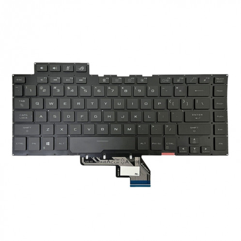 Clavier d'ordinateur portable rétro-éclairé Version américaine pour Asus ROG GU502G GU502GV GU502GU (lumière colorée) SH901B346-06