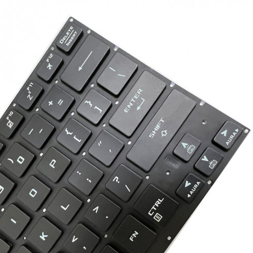Pour ASUS ROG G14 Zephyrus GA401 GA401I US Version clavier d'ordinateur portable rétro-éclairé (noir) SH801A27-06