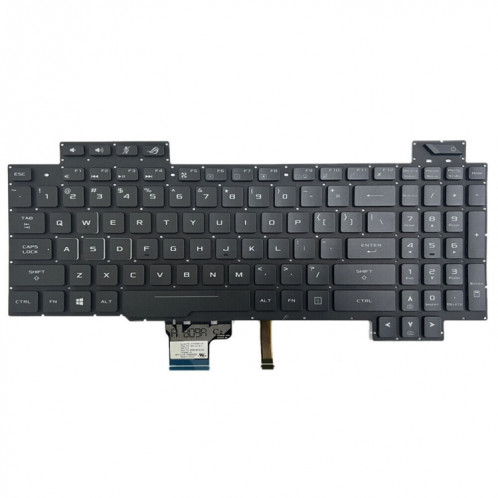 Pour ASUS GL504 GL504GV GL504G GL504GM US Version clavier d'ordinateur portable rétro-éclairé (noir) SH201A1672-06
